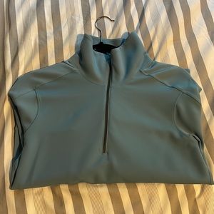 Lululemon Lab Quarter Zip Running Jacket Dusty Blue